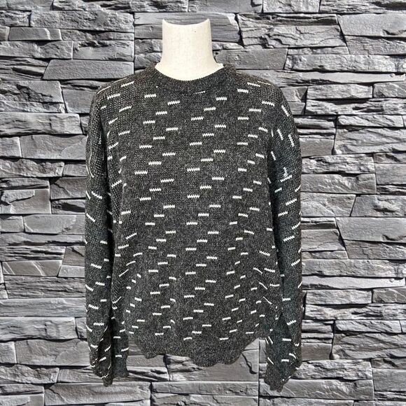 NWT Permit Mens Crew Neck Sweater Charcoal Gray/Ivory Size XL - Picture 11 of 12